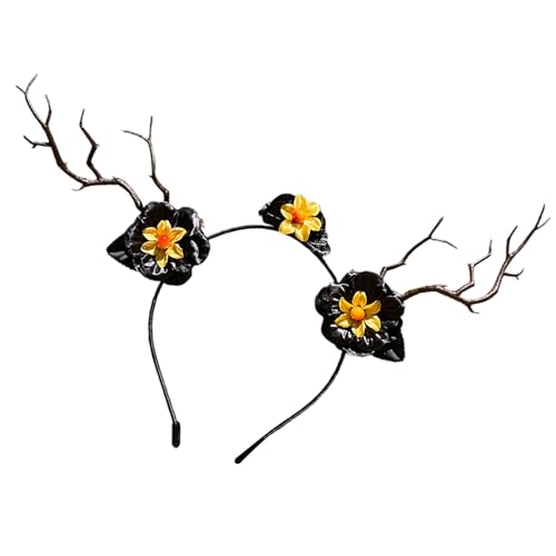 Fahoujs Kinderparty Skelett Stirnband Halloween Themenparty Haarhoop Rollenspiel von Fahoujs