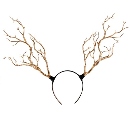Fahoujs Mädchen Halloween Branch Hair Hoop Party Kostüm Hexenhaar Reifen Für Live Shows von Fahoujs