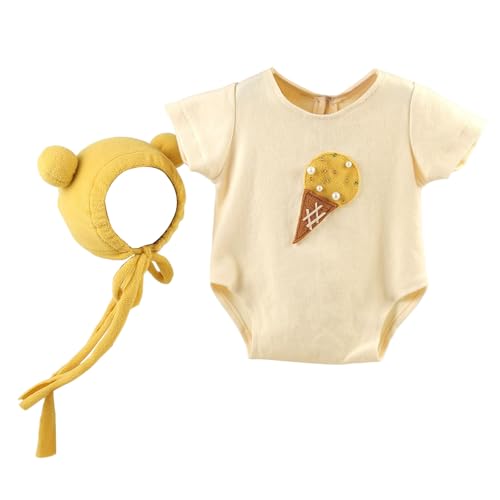 Fahoujs Neugeborene Fotografie Requisiten Cartoon Kostüm Hat Jumpsuit Set Baby Foto Strampler Säugling Meilensteine Outfit Fotoshooting Tragen Sie Säuglingsfoto Kostüm Fahoujs Neugeborene Fotografie Requisiten Cartoon Kostüm Hat Jumpsuit Set Baby Foto Strampler Säugling Meilensteine Outfit Fotoshooting Tragen Sie Säuglingsfoto Kostüm von Fahoujs