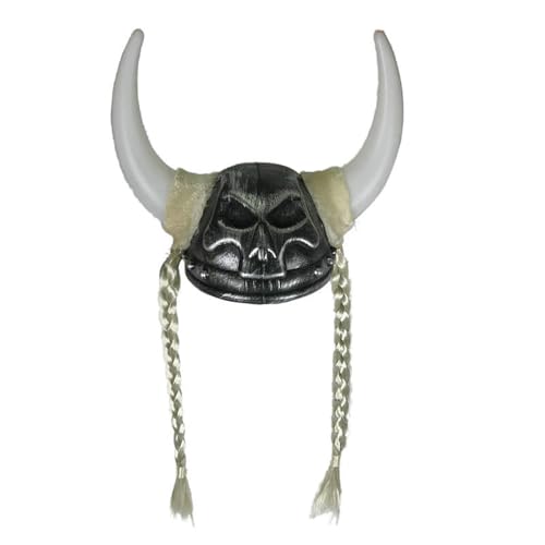 Fahoujs Piratenhornhut Mit Braids Bronze Horned Römische Helme Für Halloween Partys Und Rollenspiel Enthusiasten Fahoujs Piratenhornhut Mit Braids Bronze Horned Römische Helme Für Halloween Partys Und Rollenspiel Enthusiasten von Fahoujs