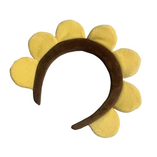 Fahoujs Sonnenblume Plüsch Stirnband Cosplay Kostüm Hohe Schädel Haarhoop Geburtstagsfeier Haarband Frauen Gesichts Waschen Make Up Kopfbedeckung Party Kopfbedeckung Fahoujs Sonnenblume Plüsch Stirnband Cosplay Kostüm Hohe Schädel Haarhoop Geburtstagsfeier Haarband Frauen Gesichts Waschen Make Up Kopfbedeckung Party Kopfbedeckung von Fahoujs