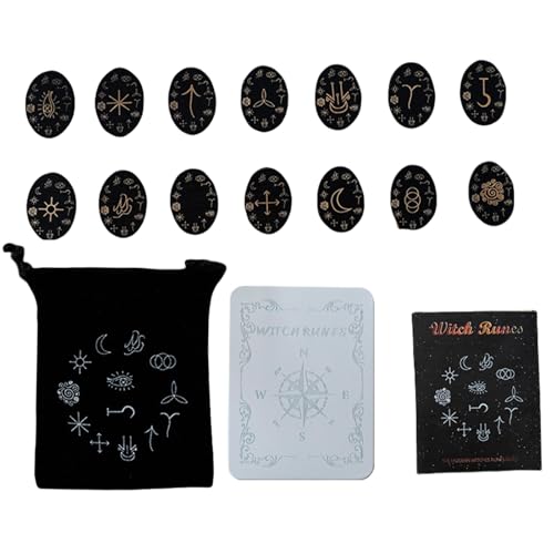 Fahoujs Stones Set Massivholz Mit Kiste Ideal Für Reisen Gottesmantel Hexen von Fahoujs