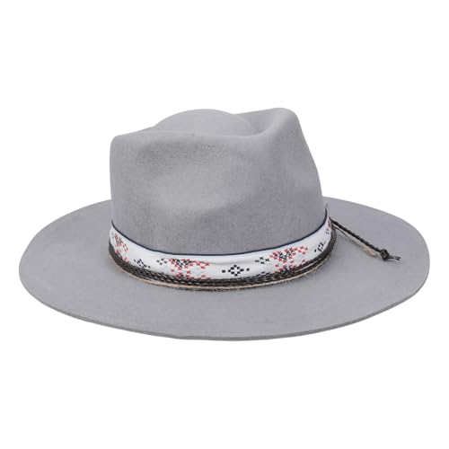 Fahoujs Vintage Für Männer Frauen Party Wollhut Mit Gewebten Belt Cosplay Kostümhut Hippies Caps Stage Show Fahoujs Vintage Für Männer Frauen Party Wollhut Mit Gewebten Belt Cosplay Kostümhut Hippies Caps Stage Show von Fahoujs