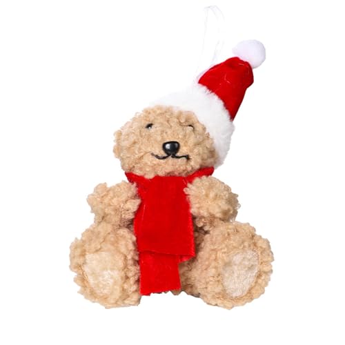 Fahoujs Weihnachten Kleine Plüschbärenpuppen Gefüllt Plüsch Tierspielzeug Für Geschenk Weihnachtsbaum Strumpf Schlüsselkette Hängende Dekoration Fahoujs Weihnachten Kleine Plüschbärenpuppen Gefüllt Plüsch Tierspielzeug Für Geschenk Weihnachtsbaum Strumpf Schlüsselkette Hängende Dekoration von Fahoujs