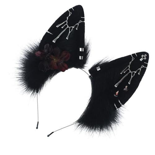 Fashion Plüsch Wolf Ohren Stirnband Haare Accesories Kostüm Kopfbedeckung Für Cosplay Und Themenpartys Mit Realistischen Designs Fashion Plüsch Wolf Ohren Stirnband Haare Accesories Kostüm Kopfbedeckung Für Cosplay Und Themenpartys Mit Realistischen Designs von Fahoujs