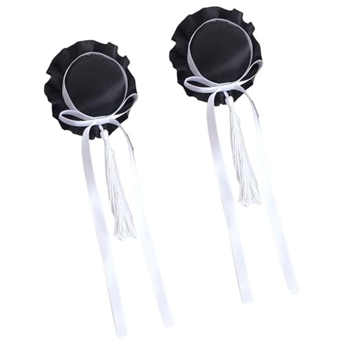 Fransen Bowknot Hair Buns Haarclip Für Frauen Cosplay Party Kostüm Clip Halloween Kopfbedeckung Rollenspiel Rollenspiel Maid Kopfstücke Fransen Bowknot Hair Buns Haarclip Für Frauen Cosplay Party Kostüm Clip Halloween Kopfbedeckung Rollenspiel Rollenspiel Maid Kopfstücke von Fahoujs