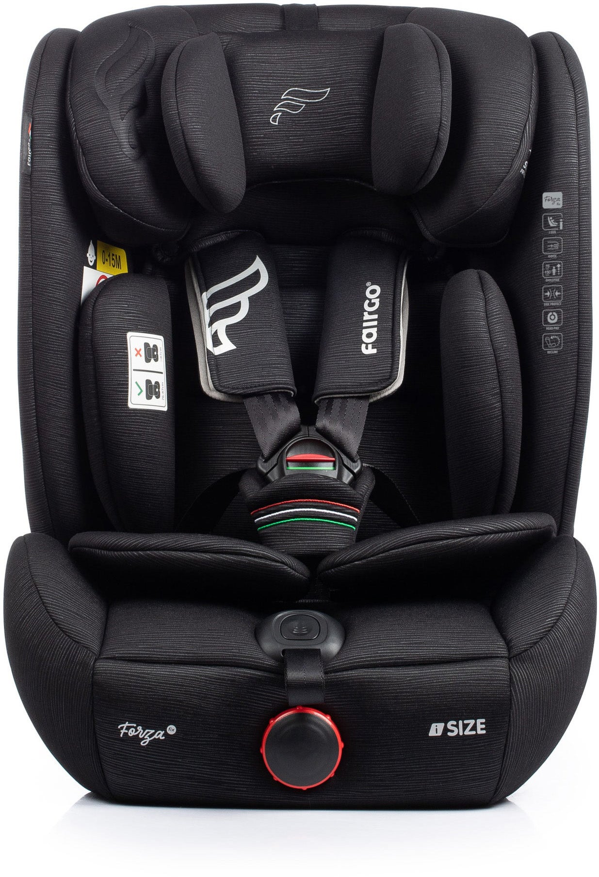 Fairgo Forza i-Size Kindersitz, Black Sand Fairgo Forza i-Size Kindersitz, Black Sand von Fairgo