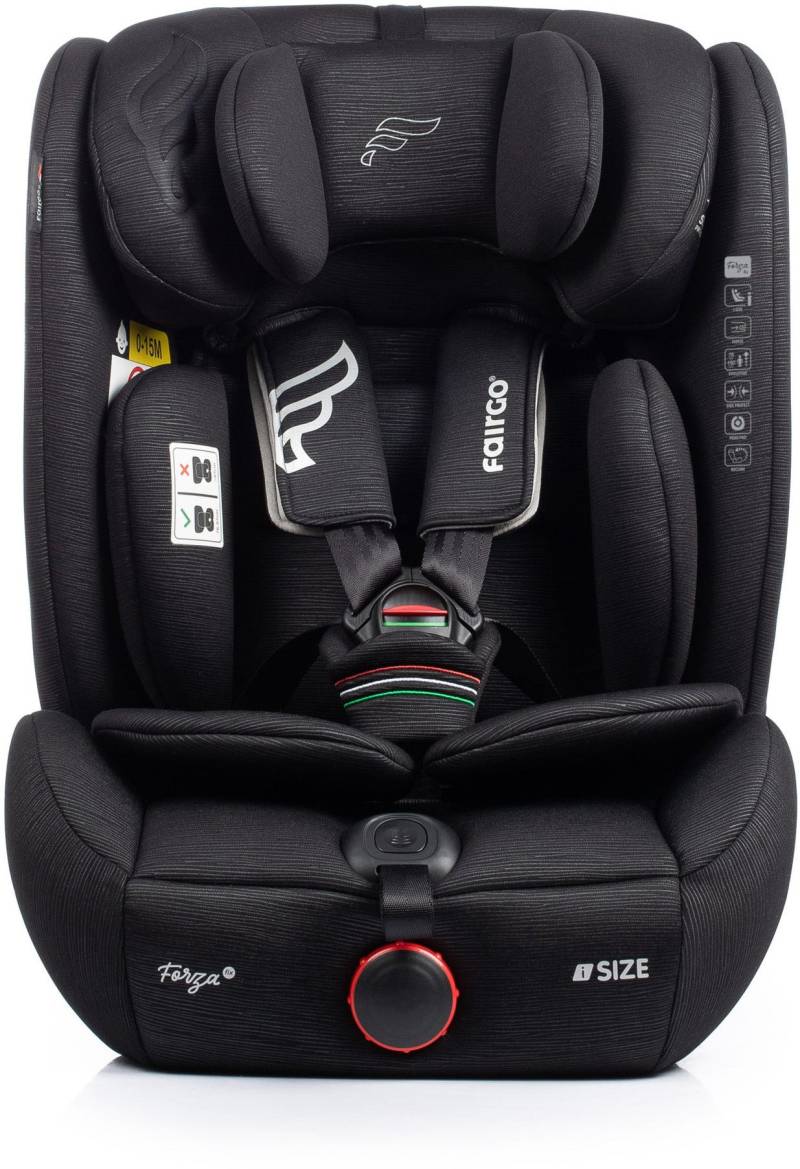 Fairgo Forza i-Size Kindersitz, Black Sand von Fairgo