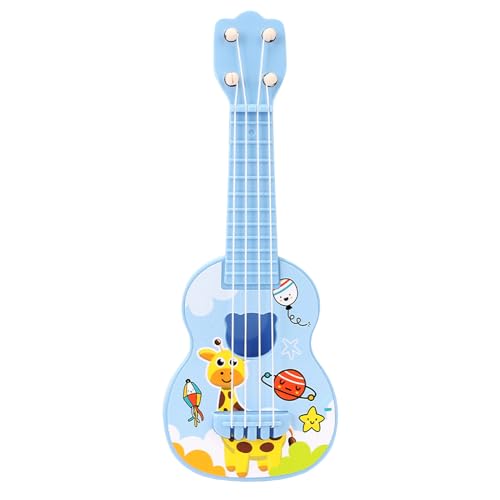 Kinder Ukulele Gitarre Spielzeug 10 Zoll Anfänger Ukelele Kleinkind Musikinstrumente Spielzeug Mini Gitarre Lernspielzeug Musikalisches Lernspielzeug Perfekt für Kinder (Rehe) von Falafoty