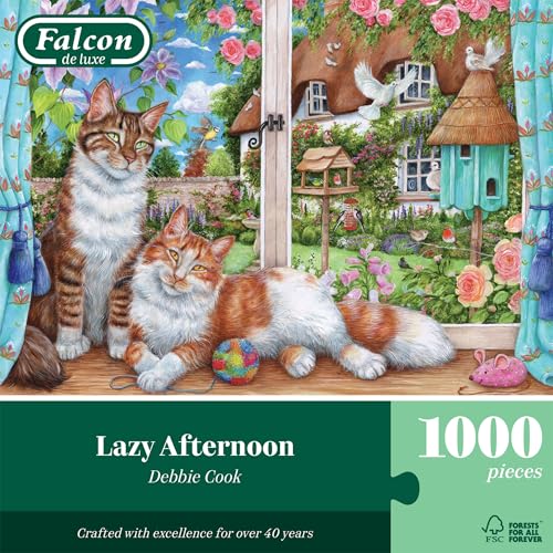 Falcon, Lazy Nachmittag, 1000 Teile Puzzle, Puzzlespiel Erwachsene Falcon, Lazy Nachmittag, 1000 Teile Puzzle, Puzzlespiel Erwachsene von Falcon