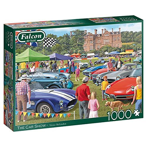 Falcon 11298 The Car Show-1000 Teile Puzzlespiel, Mehrfarben von Jumbo