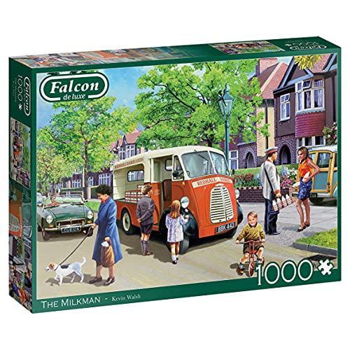 Falcon 11324 The Milkman-1000 Teile Puzzlespiel, Mehrfarben von Jumbo