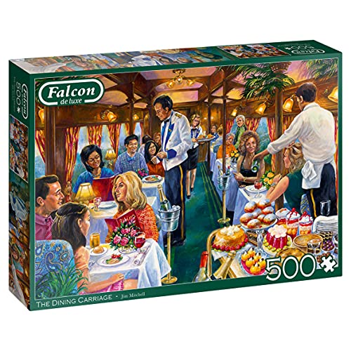 Falcon Jumbo , Falcon de Luxe - The Dining Carriage, Puzzlespiel für Erwachsene, 500 Teile von Jumbo