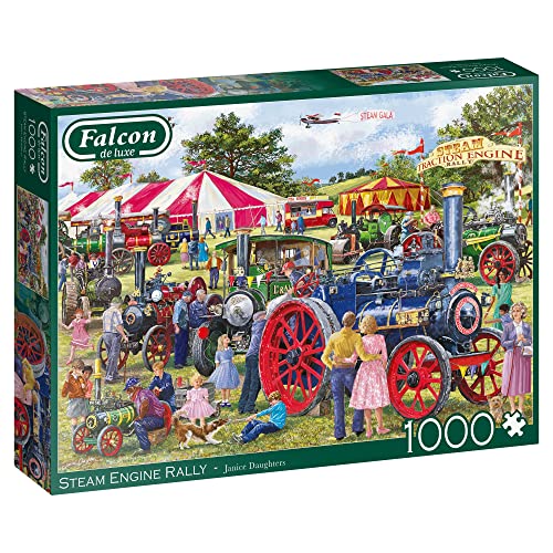 Jan van Haasteren Jumbo Spiele Falcon Steam Engine Rally 1000 Teile - Puzzle für Erwachsene von Jumbo