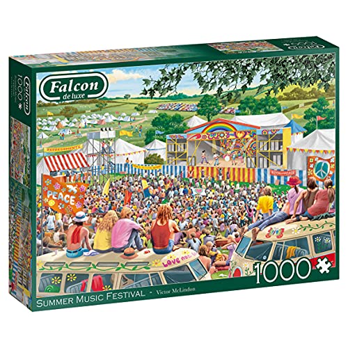 Falcon 11304 Summer Music Festival-1000 Teile Puzzlespiel, Mehrfarben von Jumbo