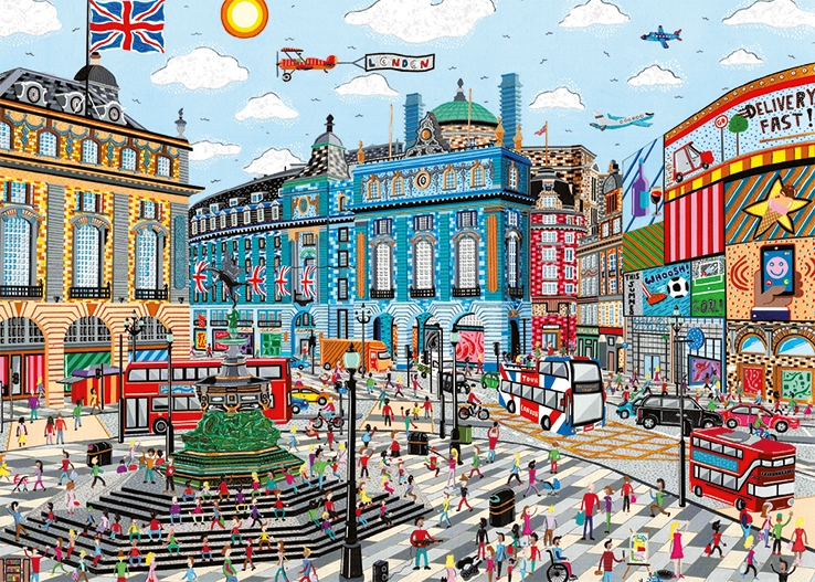 Falcon Contemporary Piccadilly Circus 1000 Teile Puzzle Falcon-Contemporary-11354 von Falcon Contemporary