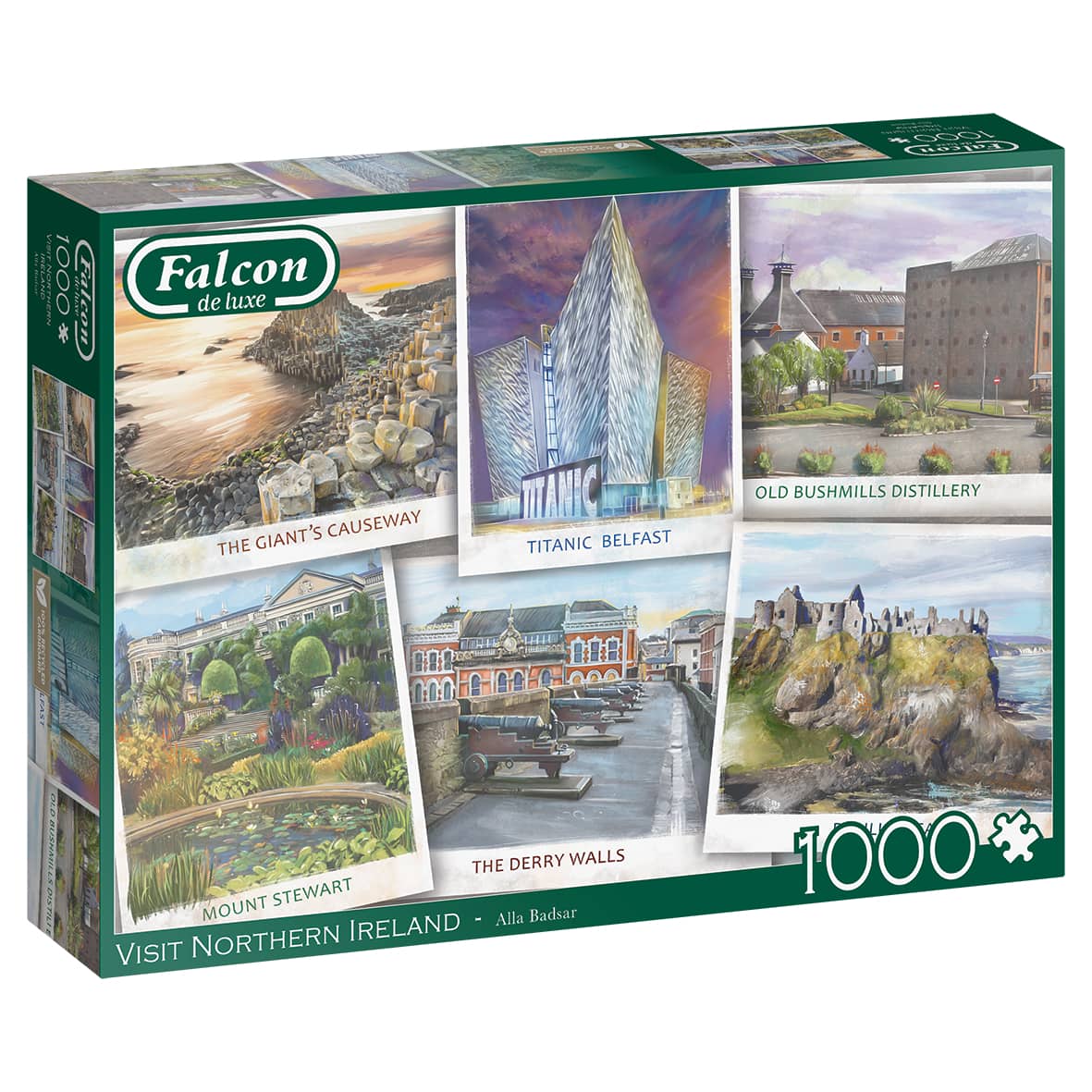 Falcon Puzzle 1000 Teile - Visit Northern Ireland - von Falcon