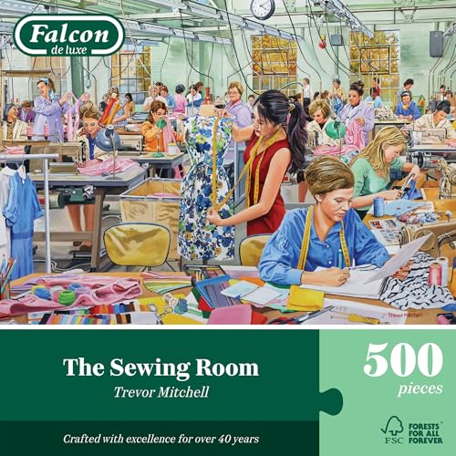 Falcon The Sewing Room, 500-teiliges Puzzle für Erwachsene, wunderschön illustriert, 500-teiliges Puzzle für Erwachsene, lustiges Geschenk und Aktivität für Zuhause, Puzzles für regnerische Tage Falcon The Sewing Room, 500-teiliges Puzzle für Erwachsene, wunderschön illustriert, 500-teiliges Puzzle für Erwachsene, lustiges Geschenk und Aktivität für Zuhause, Puzzles für regnerische Tage von Falcon