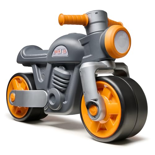 FALK - Laufrad Moto Prem1er – Grau – Extra große und leise Räder – lenkbarer Lenker – Vintage-Look – enthält mindestens 75% recyceltes Kunststoff ab 12 Monaten – 453S FALK - Laufrad Moto Prem1er – Grau – Extra große und leise Räder – lenkbarer Lenker – Vintage-Look – enthält mindestens 75% recyceltes Kunststoff ab 12 Monaten – 453S von Falk