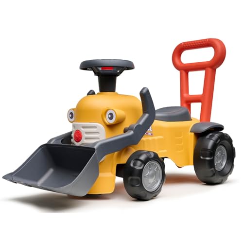 FALK - Marcel Rutschauto für Baustelle, Schaufel vorne, ab 12 Monaten, 90% recycelter Kunststoff, Laufhilfe, 910D FALK - Marcel Rutschauto für Baustelle, Schaufel vorne, ab 12 Monaten, 90% recycelter Kunststoff, Laufhilfe, 910D von Falk