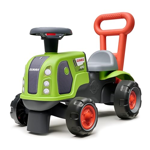 FALK - Traktor Claas - Grün - Silencer Räder - Lenkrad mit Hupe - Ergonomische Gehhilfe - 90% recycelter Kunststoff ab 12 Monaten - 312S FALK - Traktor Claas - Grün - Silencer Räder - Lenkrad mit Hupe - Ergonomische Gehhilfe - 90% recycelter Kunststoff ab 12 Monaten - 312S von Falk