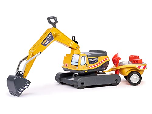 Falk - Super Builder Bagger – Anhänger & Zubehör – Drehbare Kabine & Sitz zum Öffnen 140 A – Gelb – ab 3 Jahren Falk - Super Builder Bagger – Anhänger & Zubehör – Drehbare Kabine & Sitz zum Öffnen 140 A – Gelb – ab 3 Jahren von Falk