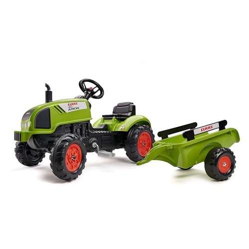 Falk 2041C Trettraktor Claas Arion 410 mit Anhänger und aufklappbarer Motorhaube, Bagger, Tret-Baggerlader, Trettraktor ab 2-5 Jahren, Outdoor-Spielzeug Falk 2041C Trettraktor Claas Arion 410 mit Anhänger und aufklappbarer Motorhaube, Bagger, Tret-Baggerlader, Trettraktor ab 2-5 Jahren, Outdoor-Spielzeug von Falk
