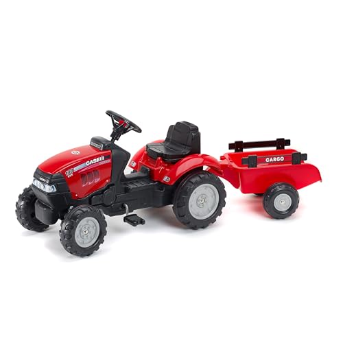 Falk 961B Trettraktor Case IH, für Kinder, mit PM-Anhänger Falk 961B Trettraktor Case IH, für Kinder, mit PM-Anhänger von Falk