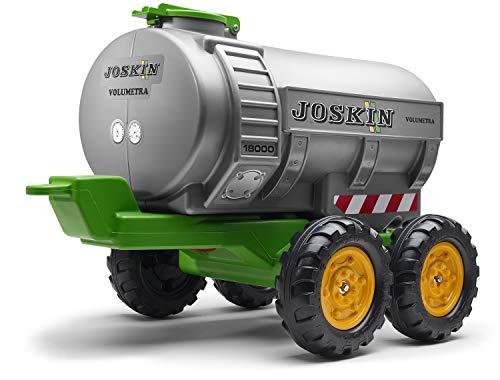 Falk - Joskin-Anhänger mit Wasserhahn und Streuer – ab 3 Jahren Kapazität 30 Liter – kompatibel mit Traktoren und Baggern 3/7 Jahre – 943JK von Falk