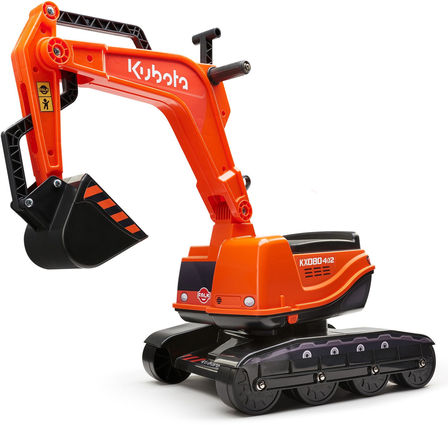 Falk Ride-On-Bagger Super Builder inkl. Helm, Orange von Falk