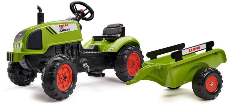 Falk Trettraktor mit Anhänger, Grün von Falk