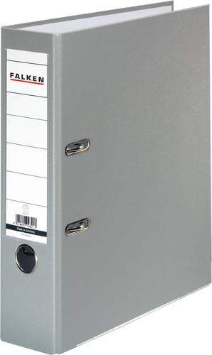 Falken Ordner PP-Color DIN A4 Rückenbreite: 80mm Grau 2 Bügel 9984022 von Falken