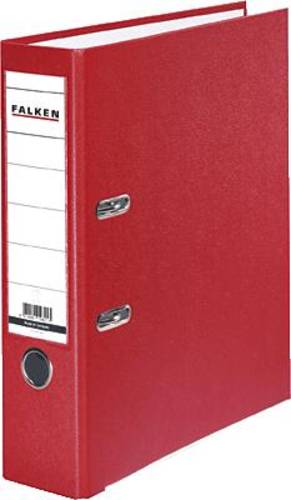 Falken Ordner PP-Color DIN A4 Rückenbreite: 80mm Rot 2 Bügel 9984071 von Falken