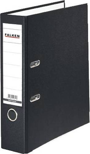 Falken Ordner PP-Color DIN A4 Rückenbreite: 80mm Schwarz 2 Bügel 9984089 von Falken