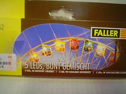 180652 - Faller - 5 LEDs, bunt gemischt von FALLER