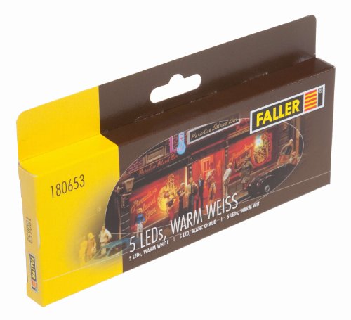 180653 - Faller - 5 LEDs, warm weiß von FALLER