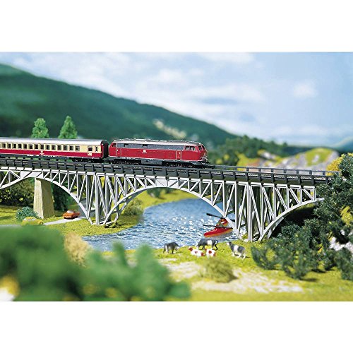 Faller 282915 Z Stahlträgerbrücke 1gleisig Universell (L x B x H) 220 x 25 x 47 mm von FALLER