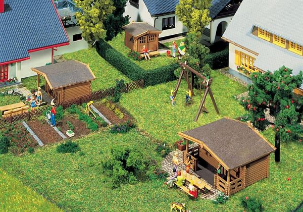 3 Gartenhäuser 3 Gartenhäuser von Faller