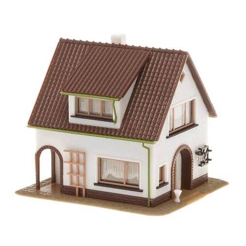 FALLER 130200 - Haus mit Dachgaupe, Weiß, Braun von FALLER