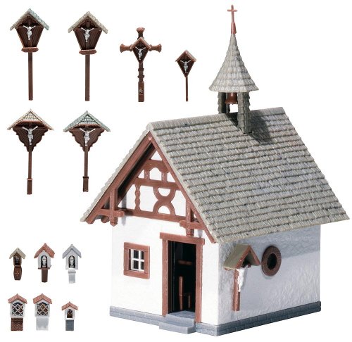 FALLER 130235 - Kapelle mit Wegkreuzen, Einheitsgröße, Braun, Weiß, Grün FALLER 130235 - Kapelle mit Wegkreuzen, Einheitsgröße, Braun, Weiß, Grün von FALLER