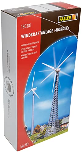 FALLER 130381 - Windkraftanlage „Nordex“, Medium, Grau Oder Silber FALLER 130381 - Windkraftanlage „Nordex“, Medium, Grau Oder Silber von FALLER