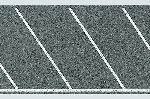 FALLER 170634 - Parkplatzfolie, Diagonalmarkierung, Weiß von FALLER