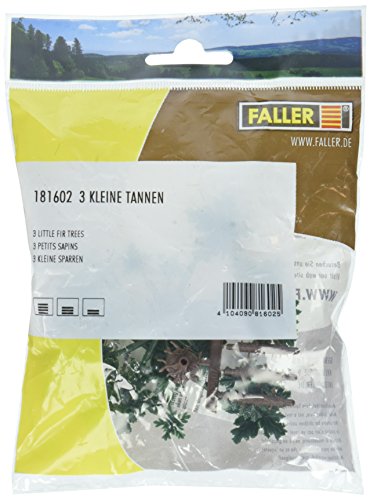 Faller Gebrüder f181602 – Modelleisenbahnen – Kleine Bäume 3 teilig von FALLER