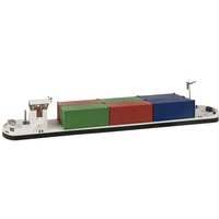 Faller 131013 H0 Schiff Modell Flussfrachter mit Containern Faller 131013 H0 Schiff Modell Flussfrachter mit Containern von Faller