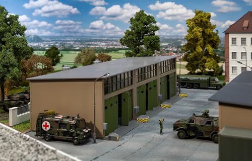Faller 144106 Militärischer Sockel Fahrzeug Werkstatt Kit V, Weiß Faller 144106 Militärischer Sockel Fahrzeug Werkstatt Kit V, Weiß von FALLER