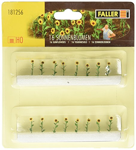Faller 95523-16 Sonnenblumen, Zubehör für die Modelleisenbahn, Modellbau von FALLER