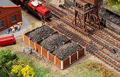 Faller FA222213 Großer Kohlebansen Modellbausatz, Zubehör, Mehrfarbig von FALLER