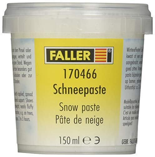 Faller 170466 78 306 - Schneepaste, Zubehör für die Modelleisenbahn, Modellbau, 150 ml Faller 170466 78 306 - Schneepaste, Zubehör für die Modelleisenbahn, Modellbau, 150 ml von FALLER