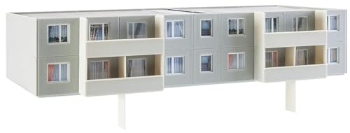 Faller FA 130802 - Plattenbau P2 Ergänzung, Zubehör für die Modelleisenbahn, Modellbau von FALLER
