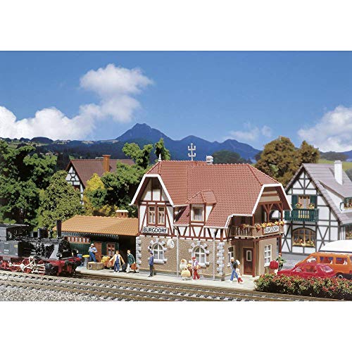 Faller FA131377 Bahnhof Burgdorf Modellbausatz, verschieden, One Size von FALLER